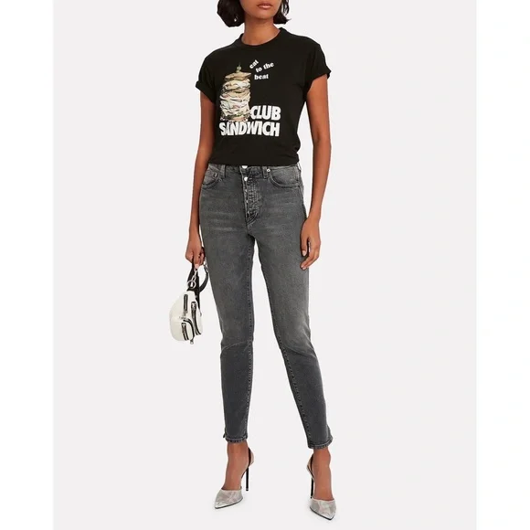 NEW Trave Lawson High-Rise Skinny Jeans in Shades of Grey - Picture 12 of 12